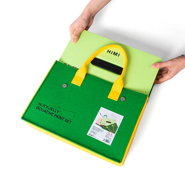 HIMI SET GOUACHE 72 COLORES 12G CON MALETÍN + 6 ACCESORIOS 5
