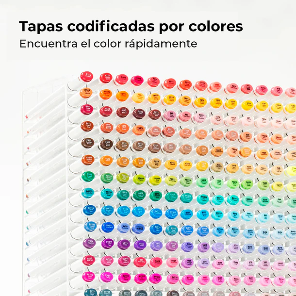 OHUHU 100 MARCADORES DE ALCOHOL + 1 BLENDER FINA Y BISELADA 5