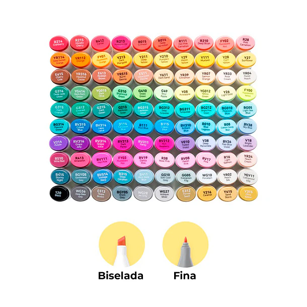 OHUHU 100 MARCADORES DE ALCOHOL + 1 BLENDER FINA Y BISELADA 2