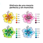 OHUHU 100 MARCADORES DE ALCOHOL + 1 BLENDER FINA Y BISELADA 7