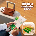 OHUHU SET DE VIAJE 12 MINI MARCADORES PINCEL + LIBRO + ESTUCHE 7