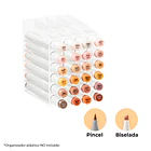 OHUHU 24 MARCADORES DE ALCOHOL TONOS PIEL + 1 BLENDER PINCEL Y BISELADA 1