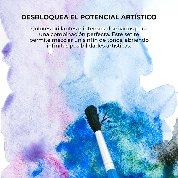 SET DE ACUARELA DE BOLSILLO DE 12 COLORES CON PINCEL COLORES REPOSTERIA 6