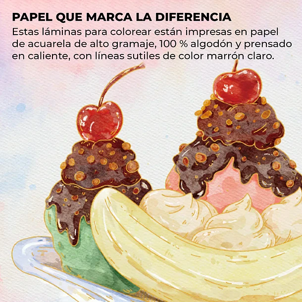 GRABIE CLUB BOX CAJA PARA COLOREAR CON ACUARELA DE TEMÁTICA REPOSTERÍA 6