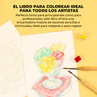 LIBRO PARA COLOREAR ACUARELA 100% ALGODON TEMÄTICA REPOSTERÍA (15 HOJAS 300 GSM)  4