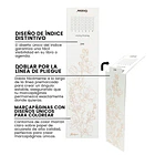 12 MARCAPÁGINAS PARA COLOREAR 100% ALGODÓN DE 300 G/M² – EDICIÓN FLORES 3