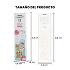 12 MARCAPÁGINAS PARA COLOREAR 100% ALGODÓN DE 300 G/M² – CASAS URBANAS 3