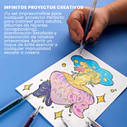 SET DE 18 LÁPICES RETRÁCTILES GEL GLITTER 4