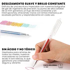 SET DE 18 LÁPICES RETRÁCTILES GEL GLITTER 6