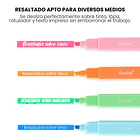 SET DE 6 DESTACADORES CON AROMAS FRUTALES 3