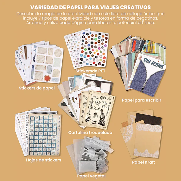 Libro de Actividades y Collage 