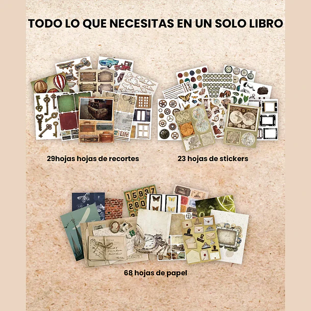 Libro de Actividades y Collage 