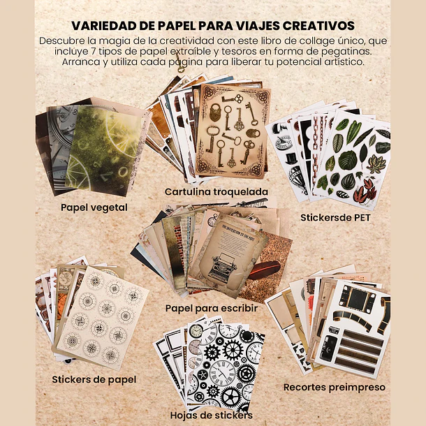 Libro de Actividades y Collage 