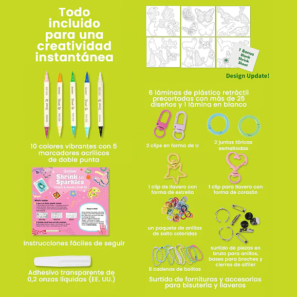 KIT CREATIVO DE FIGURAS TERMOENCOGIBLES 