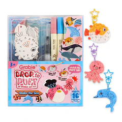 KIT CREATIVO DE ESPONJAS 3D DROP TO PUFF – UNDER THE SEA