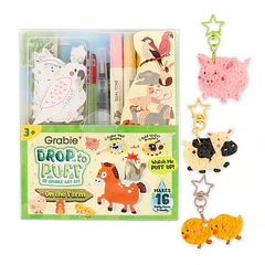 KIT CREATIVO DE ESPONJAS 3D DROP TO PUFF – ON THE FARM