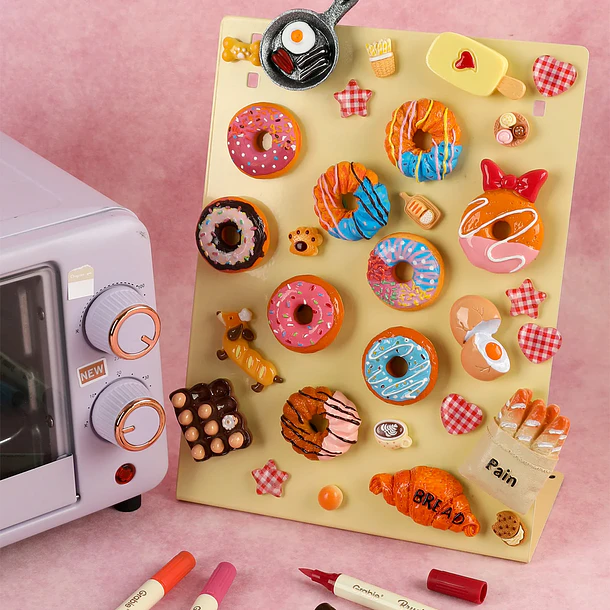 KIT CREATIVO PARA PINTAR IMANES - DONUT DELIGHT 8