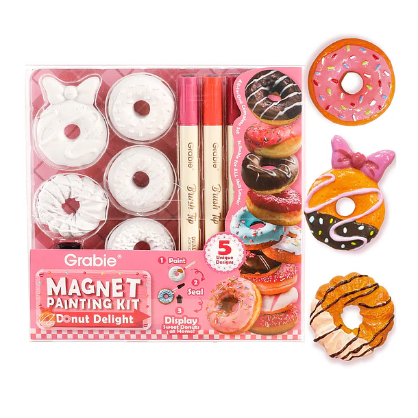 KIT CREATIVO PARA PINTAR IMANES - DONUT DELIGHT 1