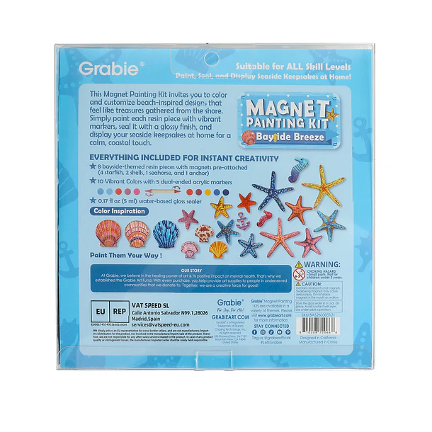KIT CREATIVO PARA PINTAR IMANES - BAYSIDE BREEZE 9