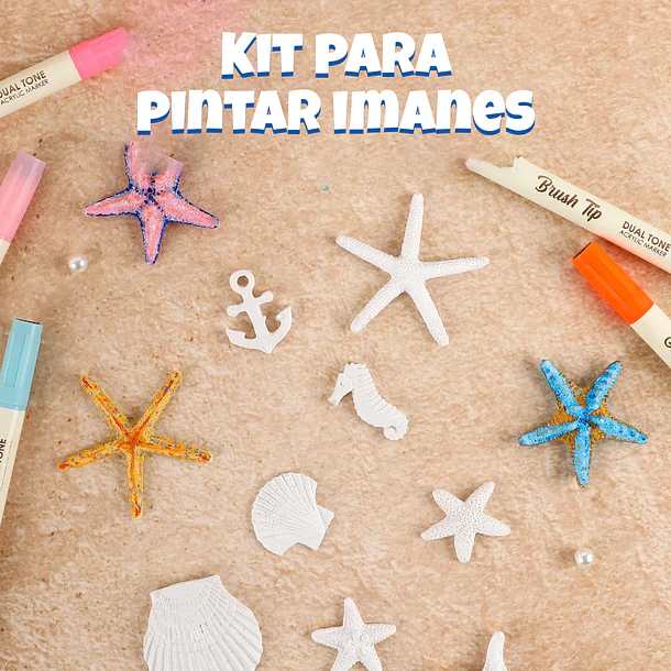KIT CREATIVO PARA PINTAR IMANES - BAYSIDE BREEZE 5