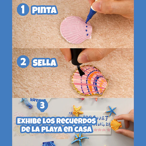 KIT CREATIVO PARA PINTAR IMANES - BAYSIDE BREEZE 3