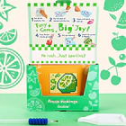 KIT DE MINI TARJETAS DE ARTE CON DIAMANTES - FRESH PICKINGS 4