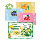 KIT DE MINI TARJETAS DE ARTE CON DIAMANTES - FRESH PICKINGS 1