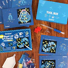 KIT DE MINI TARJETAS DE ARTE CON DIAMANTES - ZODIAC GLOW 5