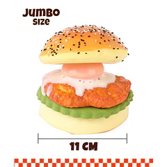 SQUISHY ANTIESTRÉS GRABIE – HAMBURGUESA TERIYAKI