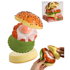 SQUISHY ANTIESTRÉS GRABIE – HAMBURGUESA TERIYAKI 1