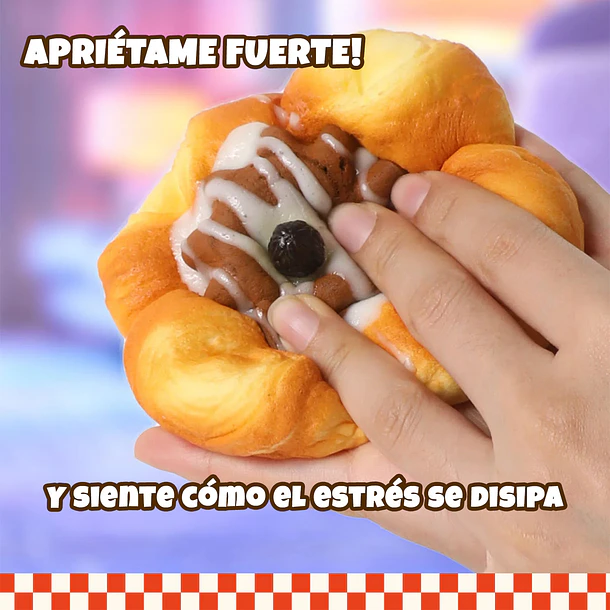 SQUISHY ANTIESTRÉS GRABIE – BLOOM BUN SUNDAE 3