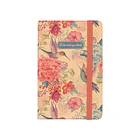 PACK CUADERNO A6 WETLOTE DE TAPA DURA FLORES PAPEL CON LINEAS 80 G/M 90X140MM 74 HOJAS 2
