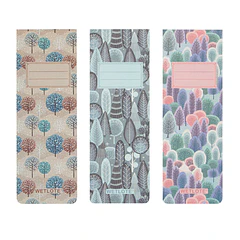 PACK DE 6 CUADERNO WETLOTE SELVA 3 COLORES TAPA BLANDA PAPEL CON LINEAS 80 G/M DE 50 HOJAS C/U
