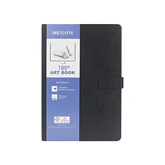 CUADERNO DE BOCETOS WETLOTE A5 BLACK CON TAPA DURA PAPEL DE 100 G/M Y 98 HOJAS 142X210MM
