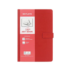 CUADERNO DE BOCETOS WETLOTE A5 RED CON TAPA DURA PAPEL DE 100 G/M Y 98 HOJAS 142X210MM