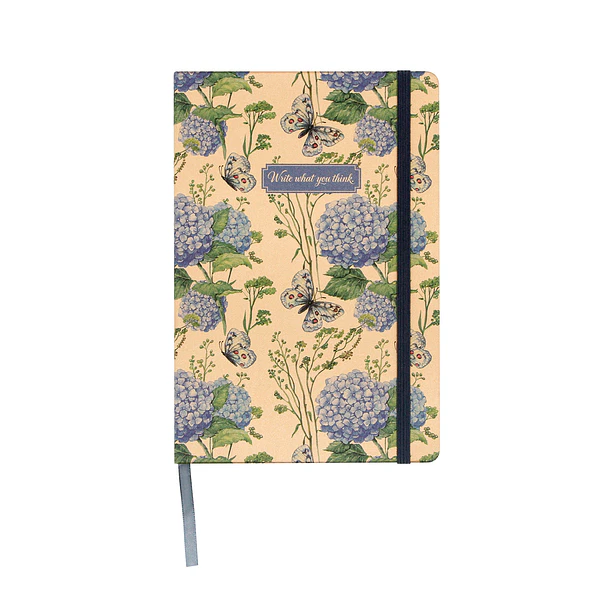 CUADERNO A5 WETLOTE DE TAPA DURA FLORES PAPEL CON LINEAS 80 G/M 142X210MM 106 HOJAS 4