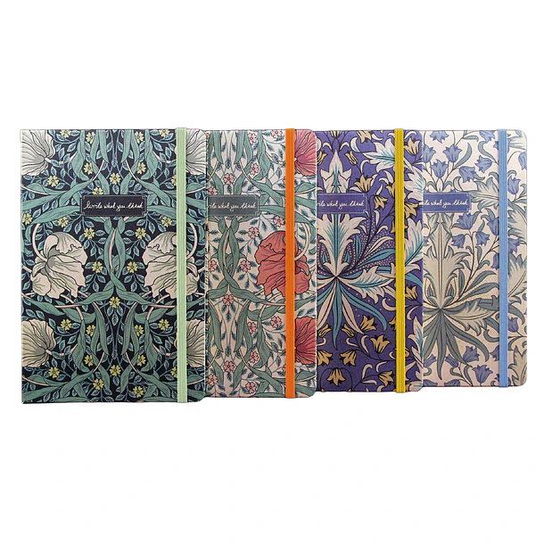 CUADERNO WETLOTE DE TAPA DURA CON CIERRE ELÁSTICO VERDE PAPEL CON LINEAS DE 80 G/M 106 HOJAS 142X21 1