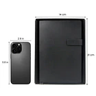 BOX WETLOTE DE LIBRETA A5 FLEXIBLE BLACK TAPA BLANDA PAPEL CON LINEAS 80 G/M DE 106 HOJAS 3