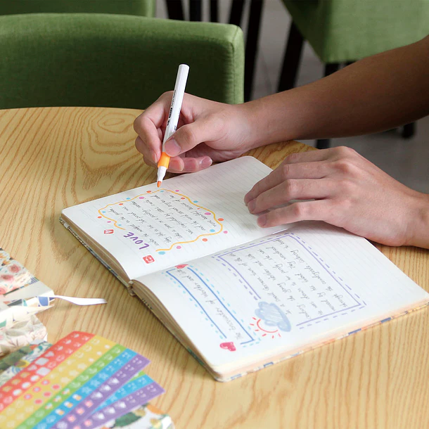 CUADERNO A5 WETLOTE DE TAPA DURA PRIMAVERA PAPEL CON LINEAS 80 G/M 142X210MM 106 HOJAS 5