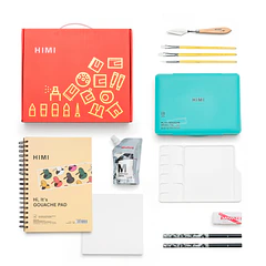 HIMI TWIN CUP GOUACHE PAINT KIT (60 PCS)