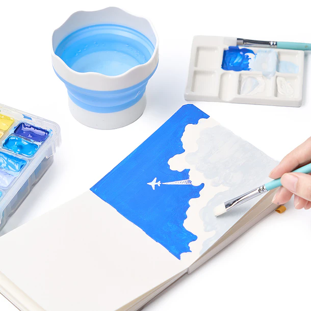 HIMI PAPER PAD MIXED MEDIA (12 x 12 CM) 300 G 24 H (POCKET EDITION) 5