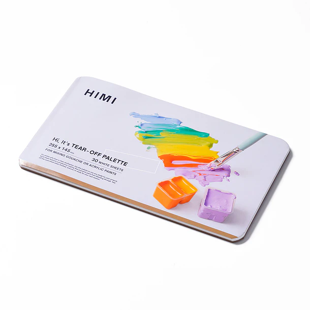 HIMI PALETA PAPEL DESECHABLE 25,5 X 14,5 CM 30H DE ESCRITORIO 2