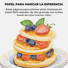LIBRO PARA COLOREAR ACUARELA 100% ALGODON ESCENAS COTIDIANAS (15 HOJAS 300 GSM)  6