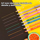 SET DE 18 MARCADORES ACRÍLICOS CON PUNTA EXTRAFINA 3