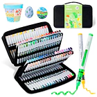 OHUHU 120 MARCADORES ACRÍLICOS KAHUKU DIRECT INK PUNTA PINCEL 1
