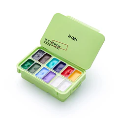 SET DE GOUACHE HIMI NATURE LANDSCAPE 12 COLORES 12G