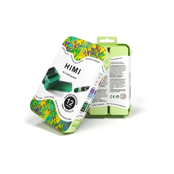 SET DE GOUACHE HIMI NATURE LANDSCAPE 12 COLORES 12G 3