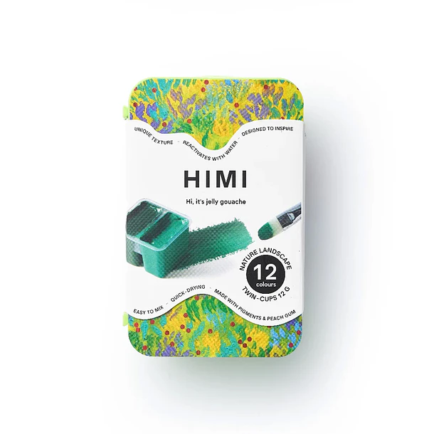 SET DE GOUACHE HIMI NATURE LANDSCAPE 12 COLORES 12G 5
