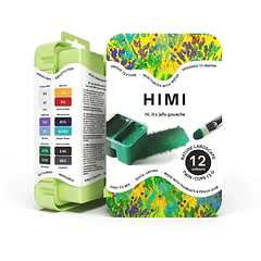 SET DE GOUACHE HIMI NATURE LANDSCAPE 12 COLORES 12G