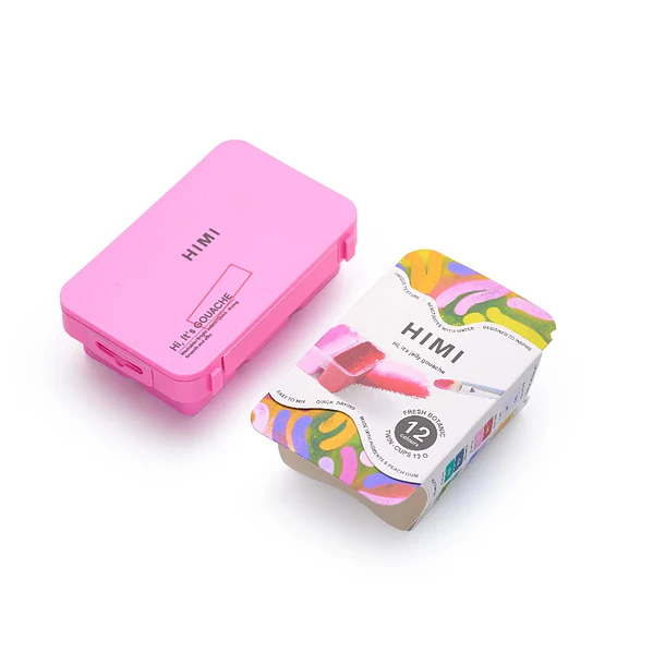 SET DE GOUACHE HIMI FRESH BOTANIC 12 COLORES 12G 6